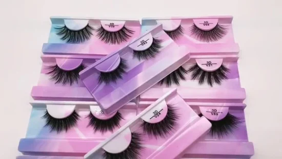 Atacado de fábrica Eco Lashes Marca própria Extensão de cílios de fibra vegetal de alta qualidade